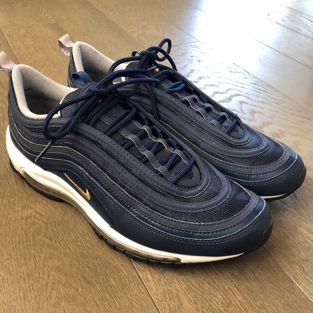Nike Air Max 97 Midnight Navy / Metallic Gold